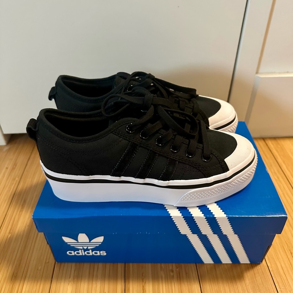 Adidas Nizza Platform Shoes- Brand New with Box